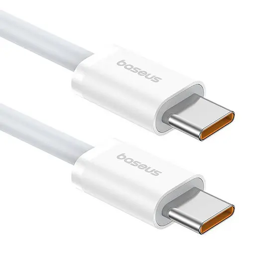 Дата кабель Baseus Superior 2 Fast Charging Type-C to Type-C 100W (1m) (P10365200211-03) Moon White - фото 3