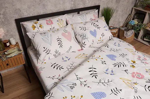 Комплект постельного белья Moon&Star Бязь Gold Люкс Painting евро 200х220 наволочки 2х70х70 - фото 5