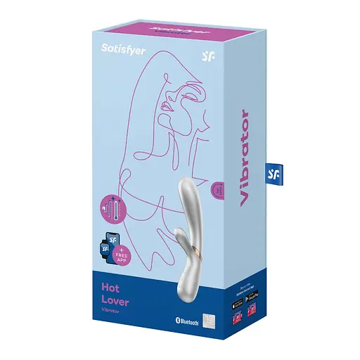 Вибратор-кролик Satisfyer Hot Lover 20 см серебристый - фото 5