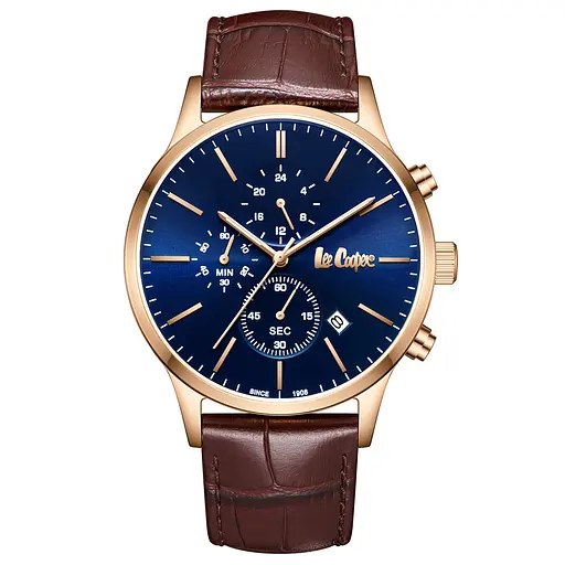 Годинник Lee Cooper Leather Gold - фото 2