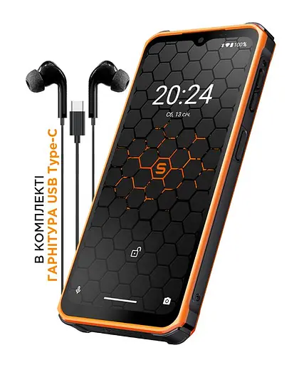 Смартфон Sigma Mobile X-treme PQ56 Dual Sim Black/Orange - фото 3