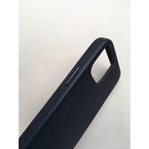 Оригинальный кожаный чехол Decoded Leather Case для iPhone 12 Mini (5.4") Matt Navy Blue - фото 7