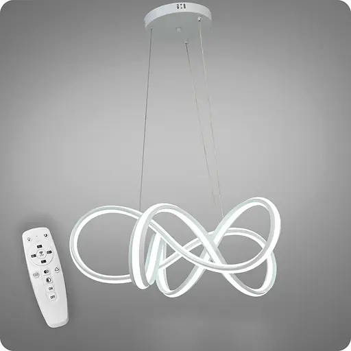 Люстра підвісна 517 Dlight 3color с пультом 180Вт Білий (02003) - фото 1