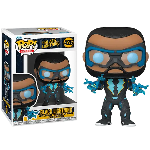 Фігурка Funko Pop Фанко Поп ДС Чорна Блискавка Чорна Блискавка DC Black Lightning Black Lightning 10 см DC BL BL 426 - фото 2