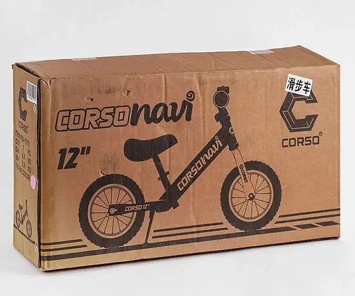 Велобег RD-1770 CORSO Navi стальная рама, колесо 12", надувные колёса (6800068017702) - фото 2