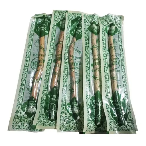 Палочки для чистки зубов и полости рта Miswak Stick As-Salah Мисвак из дерева арак 5 шт