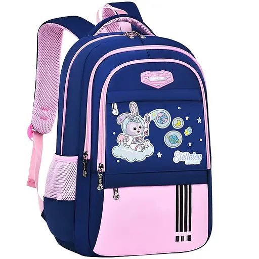 Рюкзак Космонавт, 30x12x45 см, 3 отделения, 4 кармана, на молнии, C72852 (в ассортименте) - фото 3