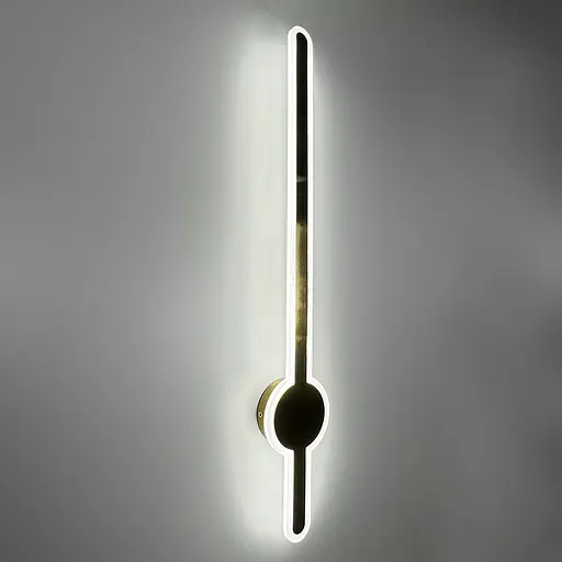 Видовжене світлодіодне латунне бра 80 см Арт. WJ 020/800 AB Line F - фото 3