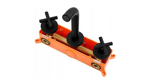 Смеситель для умывальника Rea Exit black mat черный скрытого монтажа REA-B8000 Черный матовый - фото 2