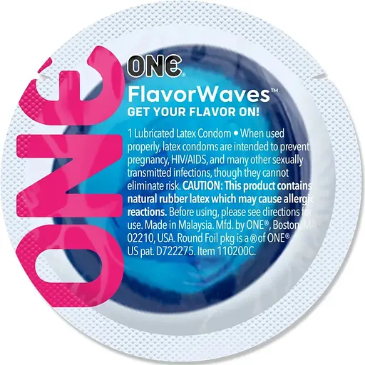 Презервативы латексные One FlavorWaves Bubblegum - фото 2