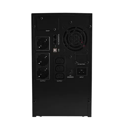 Джерело безперебійного живлення LogicPower LP-UL3500VA 2450 Вт, чорне, 3 розетки Schuko, лінійно-інтерактивне, USB/SNMP, апроксимована синусоїда - фото 5