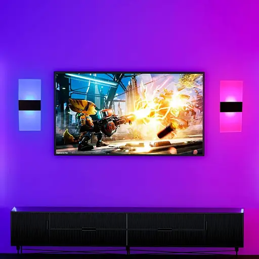 вітлодіодний настінний світильник VOMI RGB на батарейках - фото 5