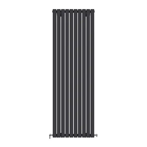 Радіатор дизайнерський Ideale Jolanda 11 10/1800/590 чорний, Чорний - фото 1