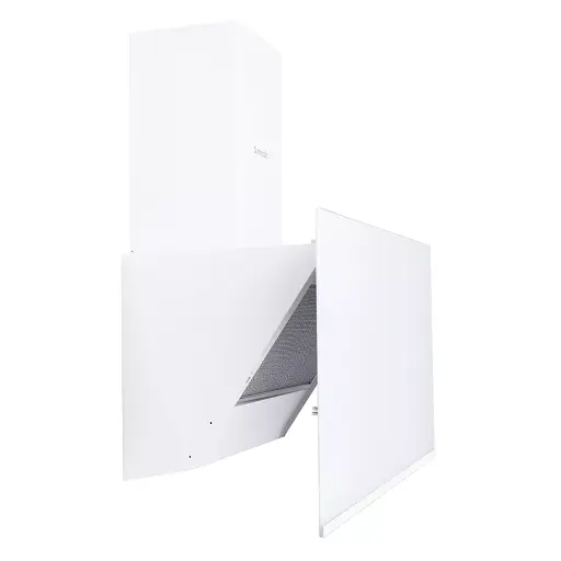 Вытяжка декоративная наклонная Минола HVS 6232 WH/INOX 700 LED - фото 4
