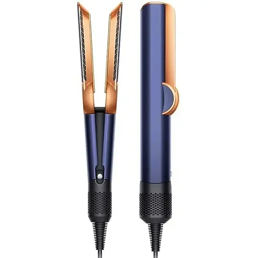 Випрямляч для волосся Smart X Air Straightener 2 швидкості 5 режимів 1300 Вт Синій/золото - фото 1