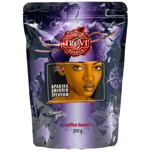 Кофе в зёрнах Trevi Арабика Эфиопия Ир гачиф 250 г - фото 1