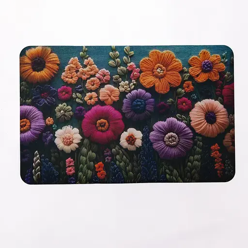 3D-килимок для ванної кімнати з м'якого діатоміту 38×58 (см) вологопоглинальний килимок для дому ванни душу та туалету Yiwu HP-42-30