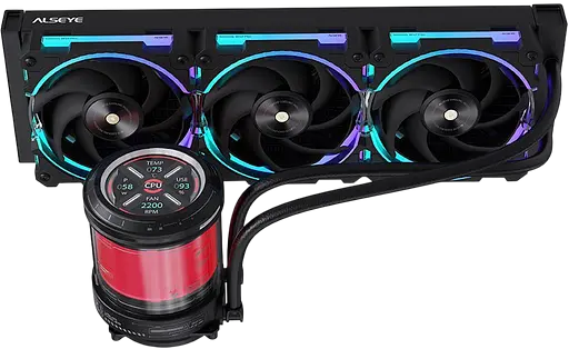 Водное охлаждение Alseye W360-V-B ARGB Black (AS.02.10.0013) - фото 2
