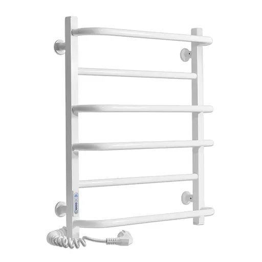 Електрична рушникосушарка Laris Зебра Комфорт ЧФ6 500x600 Е ліва R3 77700092, Білий, Ліве, Електронний - фото 1