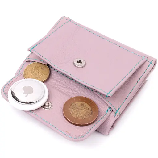 Кожаный женский кошелек ST Leather 9.5х8х2 см acs0028412 - фото 5