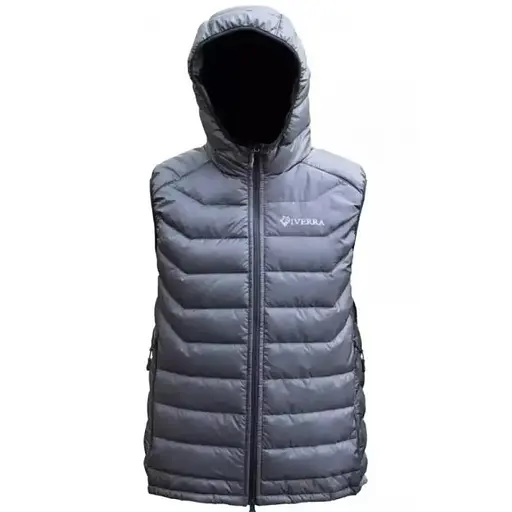 Жилет Viverra Warm Cloud Vest з капюшоном Grey L (1102-РБ-2270317)