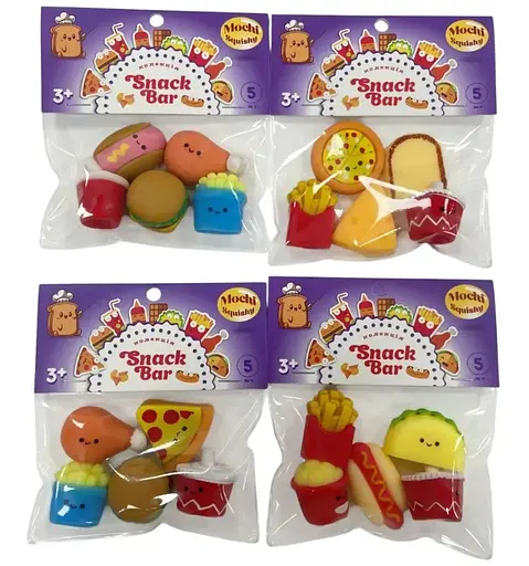 Коллекционные игрушки в наборе Monster Gum mochi squishy Снек бар (T25003)