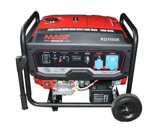 Бензиновий генератор MAST GROUP RD7500E - фото 1
