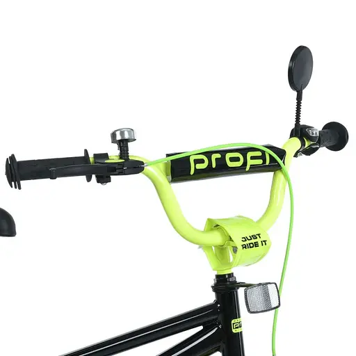 Велосипед дитячий MB 20015-1 колеса 20 дюймів, чорно-зелений - фото 5