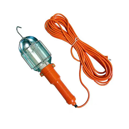 Переносний гаражний світильник Ліхтар для гаража 15м 250В Помаранчевий - фото 1