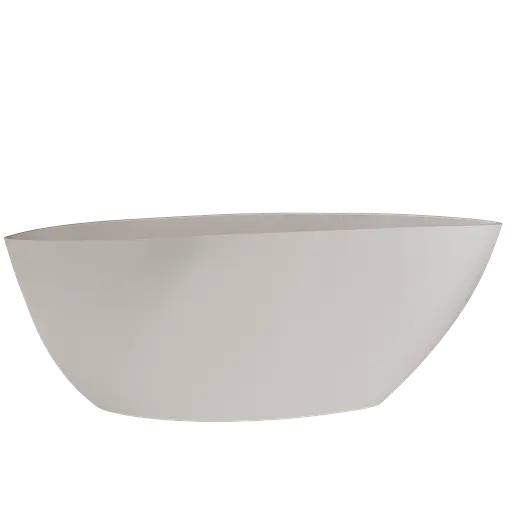 Ванна окремостояча матова Amdcon Santorn 166x78 з литого каменю SANTORN_166_MAT Білий матовий - фото 9