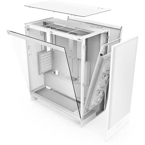 Корпус NZXT H7 Flow RGB White (CM-H72FW-R1) без блока питания - фото 8