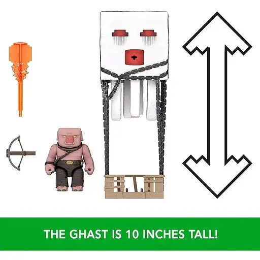 Ігровий набір Minecraft Повітряна куля з Гаста з Minecraft: фільм (JFB69) - фото 5