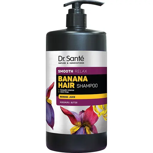 Шампунь для волосся Dr. Sante Banana Hair smooth relax 1000 мл