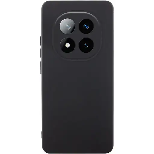 Чехол Lakshmi Silicone Cover Full Camera (AA) для Xiaomi Redmi Note 14 Pro+ 5G Черный / Black