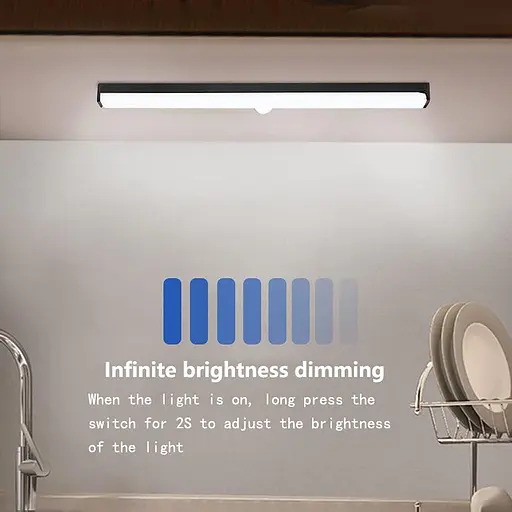 Інтелектуальне світлодіодне індукційне світло USB 30 см з магнітом та датчиком руху - фото 3