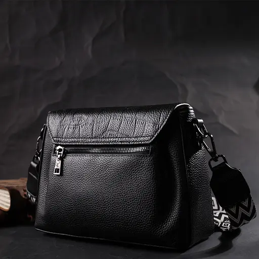 Кожаная сумка женская Vintage 25х17.5х9 см sum0024662 - фото 9