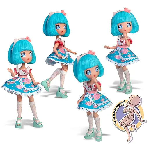 Детская кукла "Красавица Пинк" 4SF Manga Dolls HKTF0300 серии "Hello Kitty" - фото 8