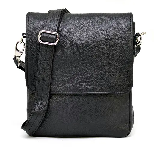 Кожаная мужская сумка через плечо TARWA 25х24х5 см sum0025376 - фото 3