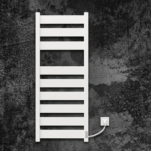 Електрична рушникосушарка Kosser Волс 1200x500 ER тайм. білий ДВЛ03ERW, Білий матовий, Праве - фото 2