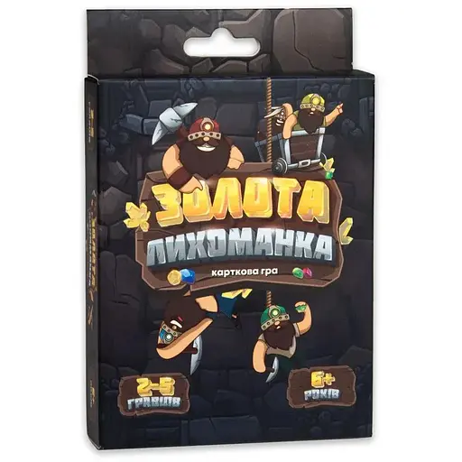 Карточная игра Strateg Золотая Лихорадка на украинском языке (30396)