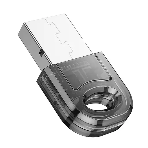 Bluetooth адаптер Hoco UA28 USB Transparent black - фото 5