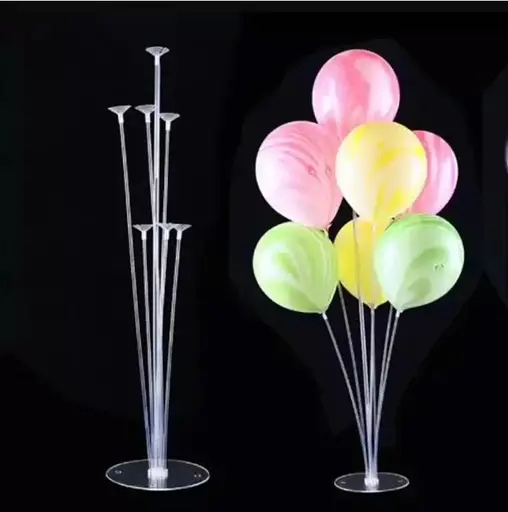Підставка тримач для повітряних куль пластикова на 7 шт., 70 см