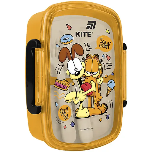 Ланчбокс Kite Garfield с наполнением 750 мл (GF26-181) - фото 1