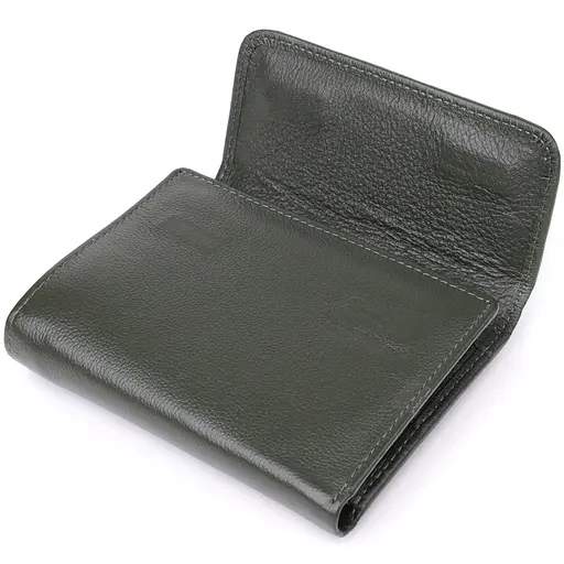 Кошелек среднего размера из натуральной кожи ST Leather 12х14х2 см acs0029695 - фото 5