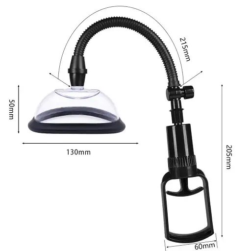 Вакуумный насос для вульвы Men Powerup Pussy Pump Premium Fun размер L (13 см) - фото 3
