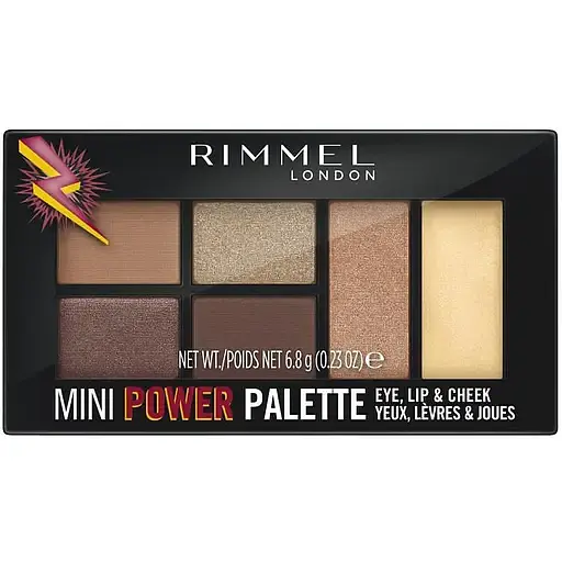 Палетка Rimmel Mini Power Palette №001, 6.8 г (8000019185661) - фото 1