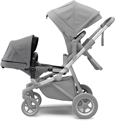Прогулочное кресло Thule Sleek Sibling Seat Grey Melange (TH 11000200) - фото 3
