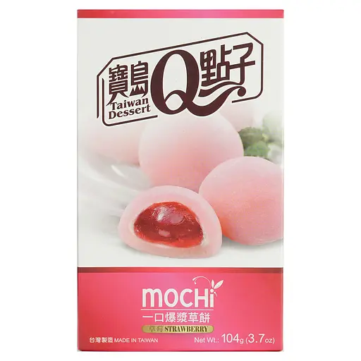 Пирожное моти Taiwan Dessert Strawberry 104 г (10077)