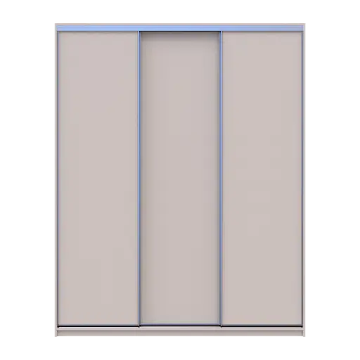 Шкаф купе Doros Сити Лайт Кашемир 3 ДСП 180х60х225 (80736365) - фото 2