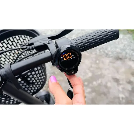 Электросамокат с сиденьем 14" Giant U12 Max (800W, 48V, 15Ah) с кофром-багажником Черный - фото 5